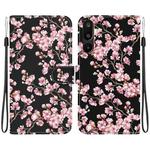 For Samsung Galaxy M16 5G / F16 5G / M36 5G Crystal Texture Colored Drawing Leather Phone Case(Plum Bossom)