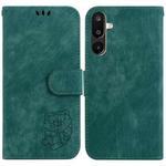 For Samsung Galaxy M16 5G / F16 5G / M36 5G Little Tiger Embossed Leather Phone Case(Green)