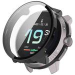 For Suunto Race S PC + Tempered Glass Film Integrated Watch Protective Case(Black)