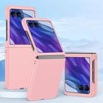 For Motorola Razr 60 Ultra Fuel Injection PC Skin Feel Phone Case(Pink)