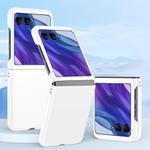 For Motorola Razr 60 Ultra Fuel Injection PC Skin Feel Phone Case(White)