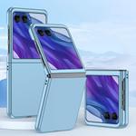 For Motorola Razr 60 Ultra Fuel Injection PC Skin Feel Phone Case(Sky Blue)