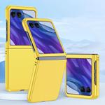 For Motorola Razr 60 Ultra Fuel Injection PC Skin Feel Phone Case(Yellow)