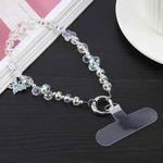 Bling Beads Chain Anti-lost Short Lanyard(Transparent)