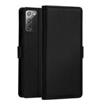 For Samsung Galaxy Note 20 Ultra DZGOGO MILO Series PC + PU Horizontal Flip Leather Case with Holder & Card Slot & Wallet(Black)