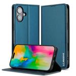 For iPhone 17 LC.IMEEKE L1 Series Frosted Fine Texture PU Phone Case(Blue)