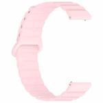 20mm Dotted Loop Magnetic Silicone Watch Band(Pink)