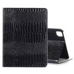 For iPad Pro 13  2024 Crocodile Texture Leather Tablet Case(Black)