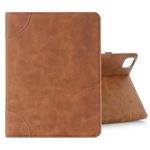 Retro Book Style Leather Tablet Case For iPad Pro 11 2024(Brown)