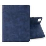 Retro Book Style Leather Tablet Case For iPad Pro 13 2024(Navy Blue)