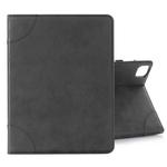 Retro Book Style Leather Tablet Case For iPad Pro 13 2024(Black)