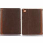 For iPad Pro 13 2024 Book Style Stitching Leather Tablet Case(Coffee)