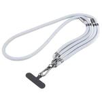 Solid Color Adjustable Mobile Phone Anti-lost Long Lanyard(Grey)