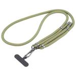 Solid Color Adjustable Mobile Phone Anti-lost Long Lanyard(Green)