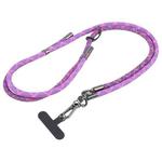 Color Match Adjustable Mobile Phone Anti-lost Long Lanyard(Purple)