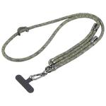 8mm Adjustable Mobile Phone Anti-lost Long Lanyard(Dark Green)