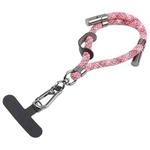 8mm Adjustable Mobile Phone Anti-lost Short Lanyard(Red Black)