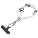 8mm Adjustable Mobile Phone Anti-lost Short Lanyard(Dazzle Colorful)