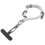 8mm Adjustable Mobile Phone Anti-lost Short Lanyard(Grey)