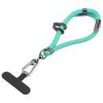 8mm Adjustable Mobile Phone Anti-lost Short Lanyard(Green Blue)