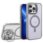 For iPhone 13 Pro U1 Invisible Lens Holder Acrylic + TPU MagSafe Magnetic Phone Case(Grey)