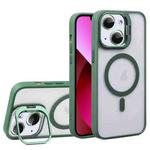 For iPhone 13 U1 Invisible Lens Holder Acrylic + TPU MagSafe Magnetic Phone Case(Green)