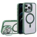 For iPhone 12 Pro Max U1 Invisible Lens Holder Acrylic + TPU MagSafe Magnetic Phone Case(Green)