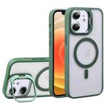 For iPhone 12 U1 Invisible Lens Holder Acrylic + TPU MagSafe Magnetic Phone Case(Green)