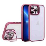 For iPhone 13 Pro U1 Invisible Lens Holder Acrylic + TPU Shockproof Phone Case(Wine Red)