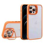 For iPhone 12 Pro Max U1 Invisible Lens Holder Acrylic + TPU Shockproof Phone Case(Orange)