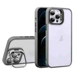 For iPhone 12 Pro Max U1 Invisible Lens Holder Acrylic + TPU Shockproof Phone Case(Grey)