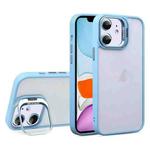 For iPhone 11 U1 Invisible Lens Holder Acrylic + TPU Shockproof Phone Case(Sierra Blue)