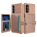 For Samsung Galaxy A05s Magnetic Wallet Card Bag Leather Phone Case(Rose Gold)