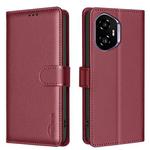 For Honor 300 Litchi Texture RFID Anti-theft Leather Phone Case(Red)