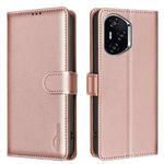 For Honor 300 Pro / 300 Ultra Litchi Texture RFID Anti-theft Leather Phone Case(Gold)