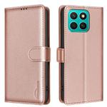 For Honor X8c 4G Litchi Texture RFID Anti-theft Leather Phone Case(Gold)