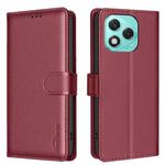 For Honor 400 Lite Litchi Texture RFID Anti-theft Leather Phone Case(Red)