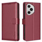 For Honor 400 Pro Global 160.8mm Litchi Texture RFID Anti-theft Leather Phone Case(Red)