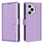 For Honor 400 Pro Global 160.8mm Litchi Texture RFID Anti-theft Leather Phone Case(Purple)
