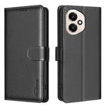 For Honor 400 Global 156.5mm Litchi Texture RFID Anti-theft Leather Phone Case(Black)