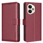 For Honor 400 Global 156.5mm Litchi Texture RFID Anti-theft Leather Phone Case(Red)