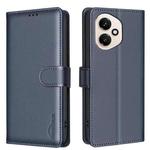 For Honor 400 Global 156.5mm Litchi Texture RFID Anti-theft Leather Phone Case(Blue)