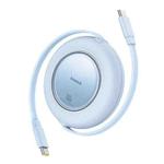 Baseus Free2Pull Mini 2m Retractable Charging Cable USB-C / Type-C to / Type-C 100W(Blue)