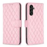For Samsung Galaxy A16 5G Diamond Lattice Wallet Flip Leather Phone Case(Pink)