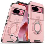 For Google Pixel 9 / 9 Pro Sliding Camshield Ring Holder Phone Case(Pink)