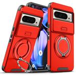 For Google Pixel 9 Pro XL Sliding Camshield Ring Holder Phone Case(Red)