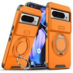 For Google Pixel 9 Pro XL Sliding Camshield Ring Holder Phone Case(Orange)