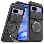 For Google Pixel 9a Sliding Camshield Ring Holder Phone Case(Black)