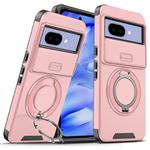 For Google Pixel 9a Sliding Camshield Ring Holder Phone Case(Pink)