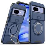 For Google Pixel 9a Sliding Camshield Ring Holder Phone Case(Blue)